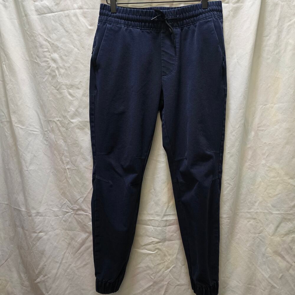 Abercrombie & Fitch navy blue A&F 4-way Stretch Crossover Jogger‎ large